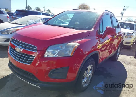 2015 Chevrolet Trax Lt из США, поврежденный, VIN KL7CJRSB1FB204717